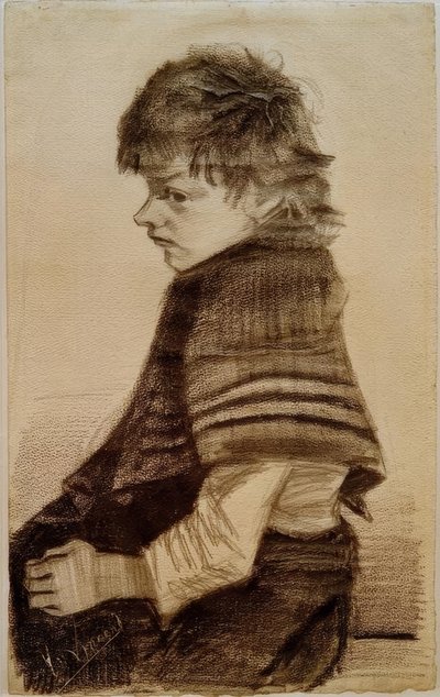 Tjej med en sjal av Vincent van Gogh
