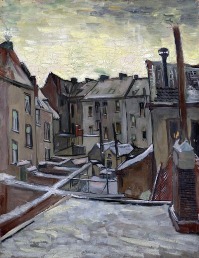 ""Hus sett från baksidan"" (Hus sett från baksidan) Målning av Vincent van Gogh (1853-1890) 1885 Dim 44x33,5 cm Van Gogh Museum, Amsterdam av Vincent van Gogh