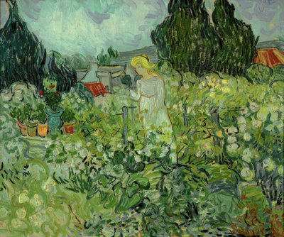 Marguerite Gachet i sin trädgård av Vincent van Gogh