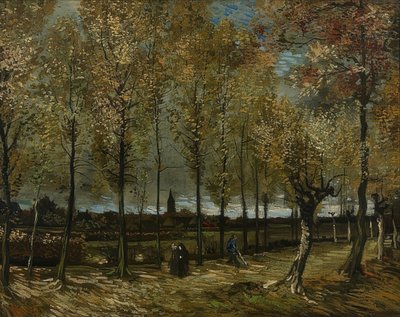 Poplar nära Nuenen. 1885 av Vincent van Gogh