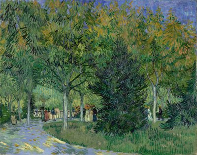 Stig i parken i Arles, 1888. av Vincent van Gogh