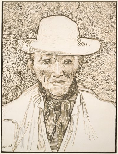 Peasant of the Camargue av Vincent van Gogh