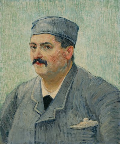 Porträtt av Etienne-Lucien Martin, 1887 av Vincent van Gogh