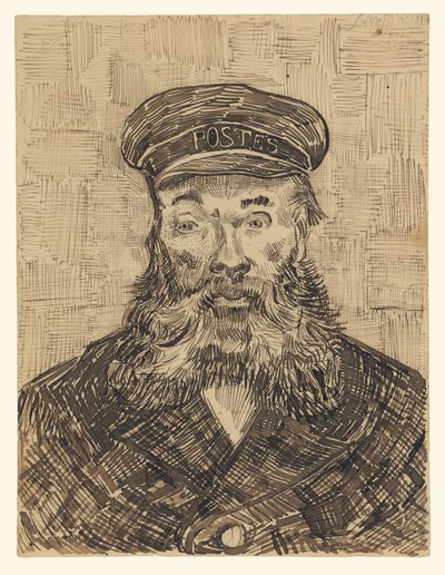 Porträtt av Joseph Roulin av Vincent van Gogh