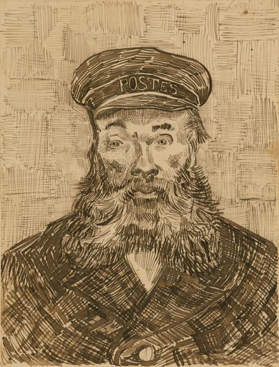 Porträtt av Joseph Roulin av Vincent van Gogh