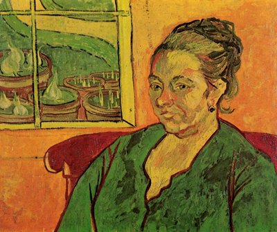 Porträtt av Madame Augustine Roulin av Vincent van Gogh