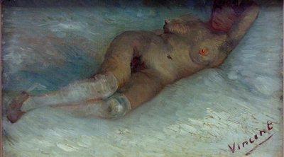 Liggande naken av Vincent van Gogh