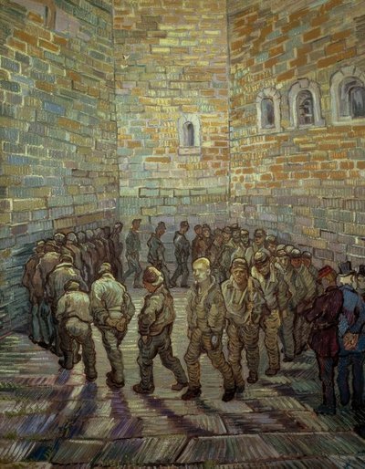 Omgång av fångar av Vincent van Gogh