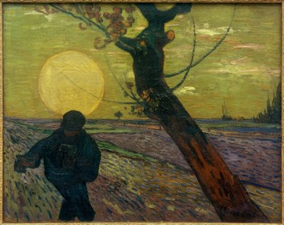 Sådd vid solnedgången av Vincent van Gogh