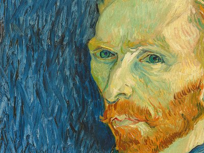 Självporträtt, 1889 av Vincent van Gogh