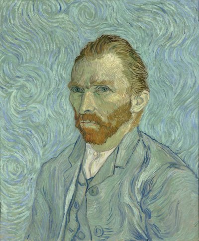 Självporträtt, 1889 av Vincent van Gogh