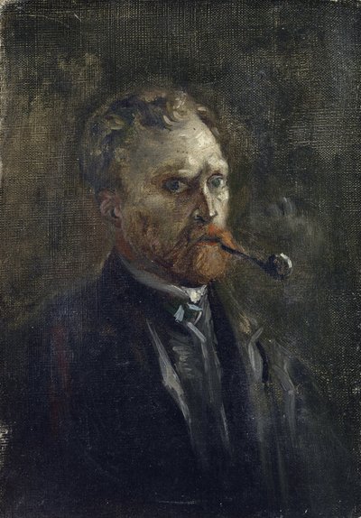 Självporträtt av Gogh, Vincent, van (1853-1890). Olja på duk, storlek: 27,2x19 av Vincent van Gogh