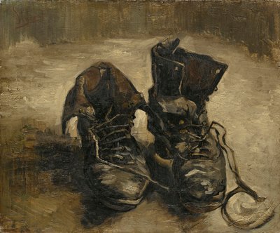 Skor, 1886 av Vincent van Gogh