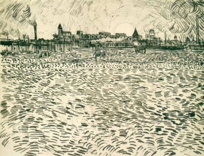 Sommarkväll nära Arles av Vincent van Gogh