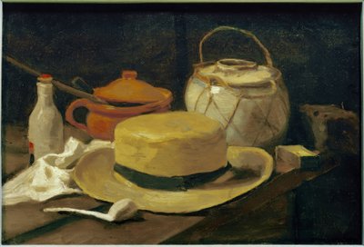 Stilleben med en gul stråhatt av Vincent van Gogh