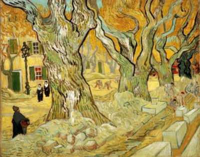 Vägarbetare i Saint-Remy av Vincent van Gogh