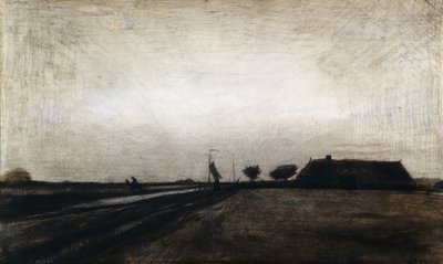 Soluppgång; Soluppgången, 1883 av Vincent van Gogh