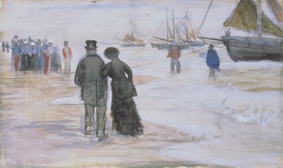Stranden i Scheveningen av Vincent van Gogh