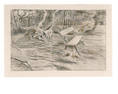 Bänken, 1882 av Vincent van Gogh