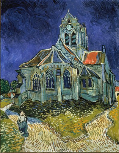 Kyrkan i Auvers av Vincent van Gogh