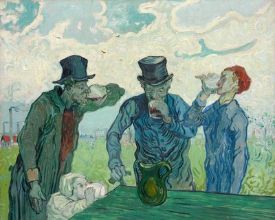 Drickarna, 1890. av Vincent van Gogh