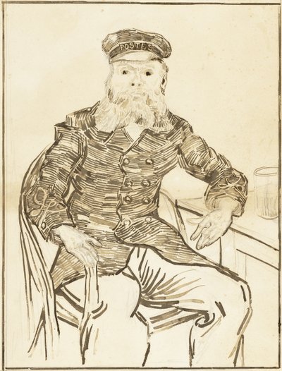 Brevbäraren Joseph Roulin av Vincent van Gogh