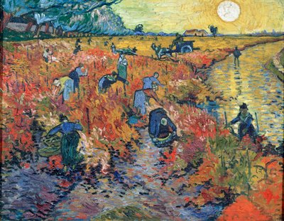 De röda vingårdarna i Arles, 1888. av Vincent van Gogh