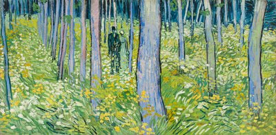 Underväxt med två figurer av Vincent van Gogh
