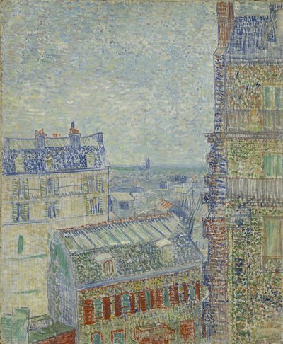 Utsikt från Theos lägenhet av Vincent van Gogh