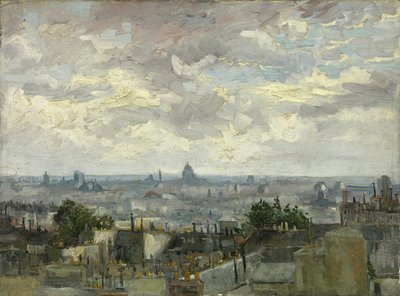 Utsikt över Paris av Vincent van Gogh