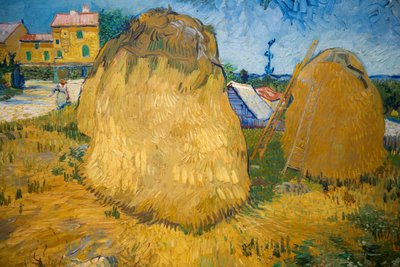 Vetestackar i Provence av Vincent van Gogh