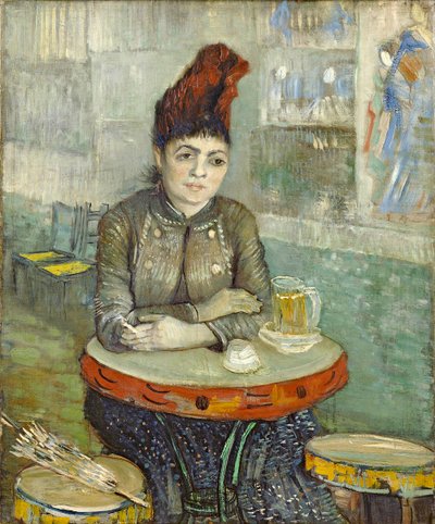 Kvinna i "Cafe Tambourin" av Vincent van Gogh