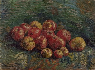 Äpplen. 1887 av Vincent van Gogh