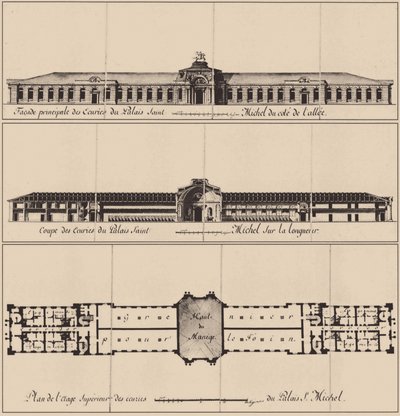Saint Michaels Castle i Sankt Petersburg, 1797 av Vincenzo Brenna