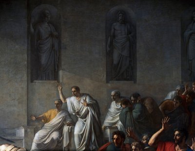 Caesars död den 15 mars 44 f.Kr av Vincenzo Camuccini