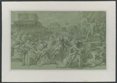 Sabinernas våldtäkt av Vincenzo Camuccini