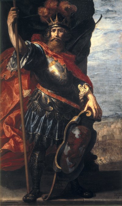 Porträtt av Athaulf, kungen av västgoterna av Vincenzo Carducci