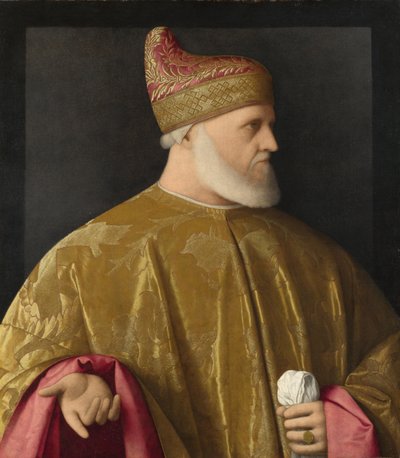 Porträtt av doge, Andrea Gritti av Vincenzo Catena