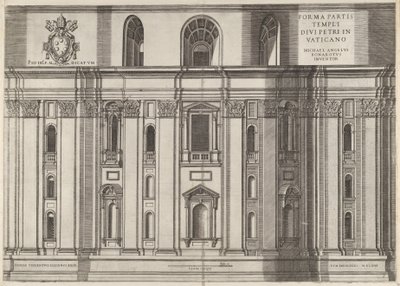 Mirror of Roman Magnificence: St. Peters, 1564. av Vincenzo Luchino
