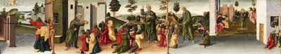 Berättelsen om aposteln Thomas - Sankt Thomas döper Gundaphorus och andra avsnitt, 1480-1500 av Vincenzo di Antonio Frediani
