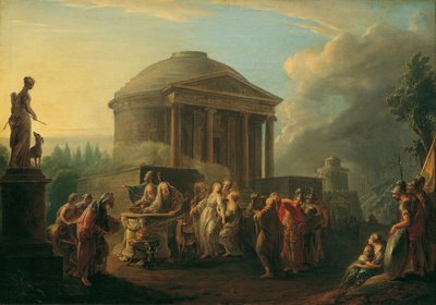 Offret av Iphigenia av Vinzenz Fischer