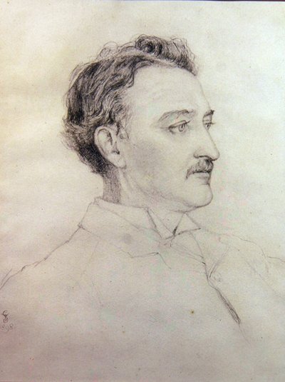 Cecil Rhodes (litho) av Violet Duchess of (after) Rutland