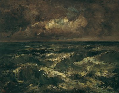 Stormy Seas (Rolling Seas) av Virgilio Narcisso Díaz de la Peña