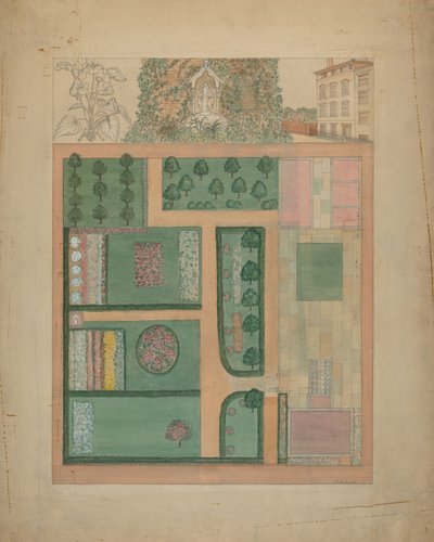 Parmentier Grounds, c. 1936. av Virginia Richards