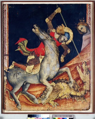 Saint George dödar draken av Vitale da Bologna