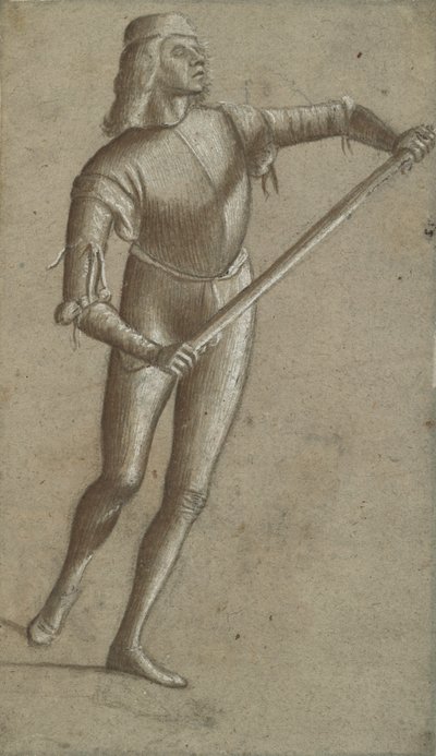 Carpaccio - En gondoljär (recto), ca 1514-1520 av Vittore Carpaccio