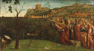 Carpaccio - Alcyones metamorfos, ca 1502-1507 av Vittore Carpaccio