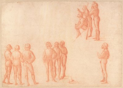Grupper av mansfigurer av Vittore Carpaccio