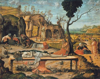 Förberedelserna inför Kristi grav av Vittore Carpaccio