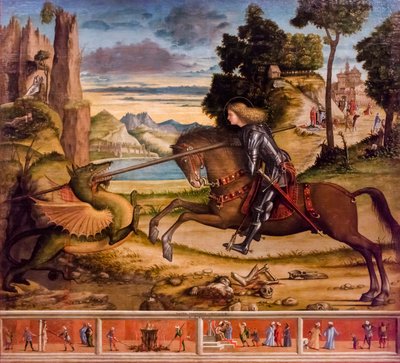 Sankt Göran dräper draken av Vittore Carpaccio